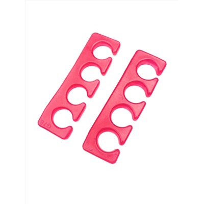Kristaller Разделители для пальцев, 2 шт., ярко-розовый 28197