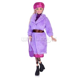 Кукла София 29 см. (руки и ноги сгиб, зимняя одежда, акс,) в коробке