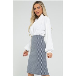 Юбка Лаура (сине-белая) Ю12871-8М