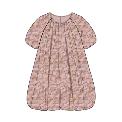 Платье трикотажное для девочек