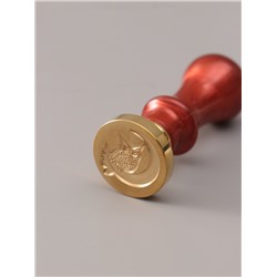 Подарочный набор для сургучной печати «Сова на луне», печать, ручка, сургуч, 12.5×10×3.6 см