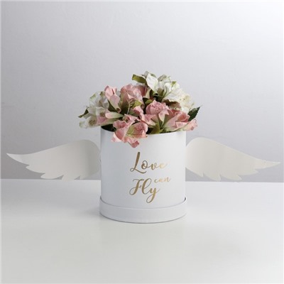 Набор подарочных коробок «С крыльями», белый, 3 в 1, 21.5×21.5×21.5 - 17×17×16.5 см