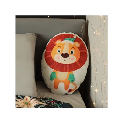 Подушка декоративная новогодняя «Этель. Лев», 28×37 см