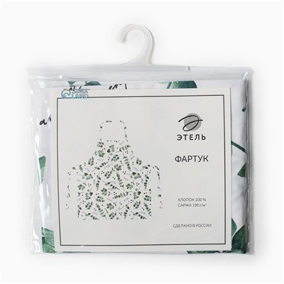 Фартук «Этель» Eucalyptus 60×70 см, 100% хлопок, саржа 190 г/м²