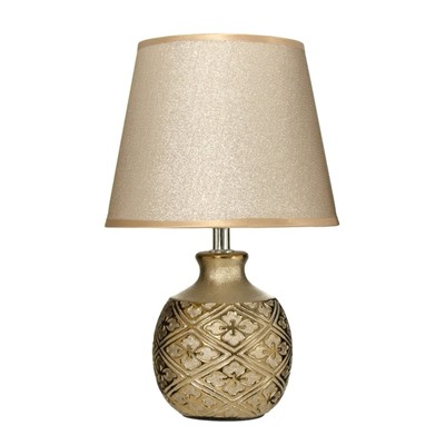 Настольная лампа Голдис E14 40 Вт золото 20×20×32 см RISALUX