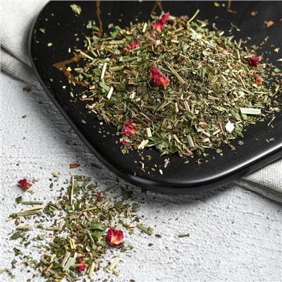 Чай травяной «Цветочный нектар» premium: лемонграсс, цвет липы, цвет дикой яблони, цвет чайной розы, 50 г