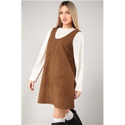 Женское офисное платье - сарафан Happyfox