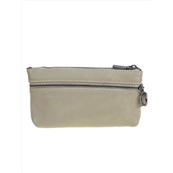 Женский кошелёк  из натуральной кожи, цвет  молочный