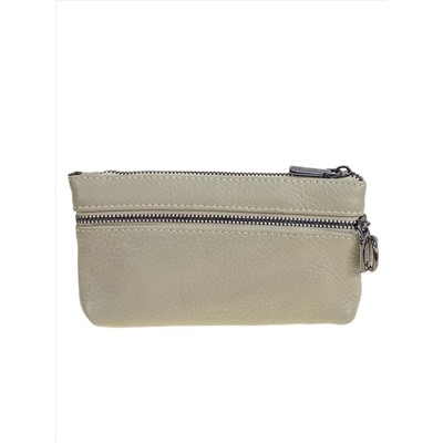 Женский кошелёк  из натуральной кожи, цвет  молочный