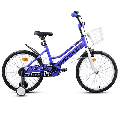 Велосипед 18" Rocket Basic, цвет сиреневый