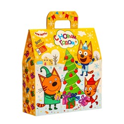 Сладкий новогодний подарок «Три кота», детский, 470 г