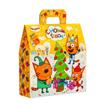 Сладкий новогодний подарок «Три кота», детский, 470 г