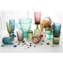 Бокалы для вина Magistro «Ла-Манш», 250 мл, набор 2 шт., стекло, розовые