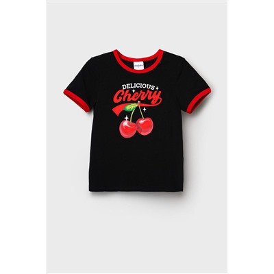 Фуфайка трикотажная для девочек (футболка) PLAYTODAY, 1242817