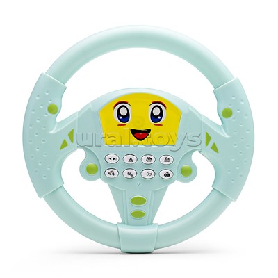 Руль "Смайл" музыкальный, в пакете