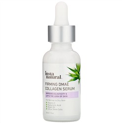 InstaNatural, коллагеновая сыворотка с ДМАЭ, придающая коже упругости, 30 мл (1 жидк. унция)