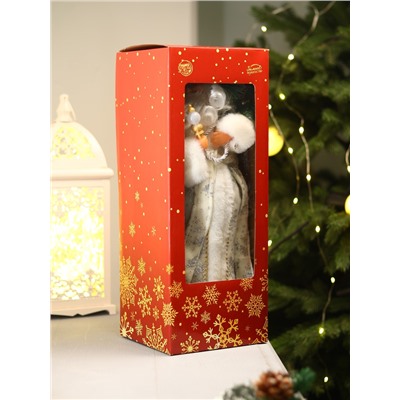 Дед Мороз под ёлку «Зимнее волшебство. Новогодняя игрушка» двигается, с подсветкой, 43 см