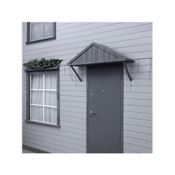 Гирлянда «Бахрома» 6×0.7 м, IP44, УМС, тёмная нить, 120 LED, свечение белое, 220 В