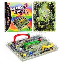 Игра настольная "Змеиные горки" в коробке