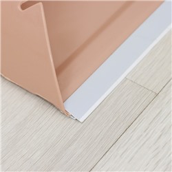 Щётка для пола Доляна: щётка 23×88 см, совок 26×26×73 см, бежевая