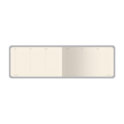 Еженедельник недатированный А6 160 стр. ЛАЙТ "Пионы" 3-741/10 Bruno Visconti