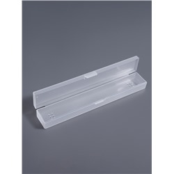 Бокс для хранения мелочей, 3.1×18.9×2.2 см, прозрачный