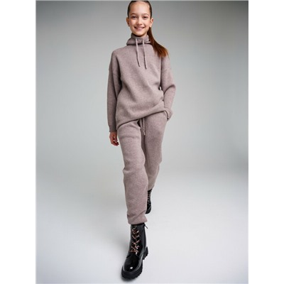 Комплект трикотажный для девочек: джемпер, брюки