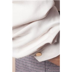 Блузка из премиальной вискозы в рубчик