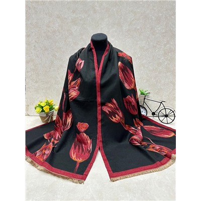 Мягкий палантин из кашемира мультицвет