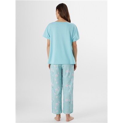 КОМПЛЕКТ ЖЕНСКИЙ (ФУТБОЛКА, БРИДЖИ) 592545