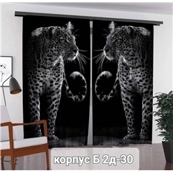 Портьеры с принтом, 3*2,6 см (без тюля)