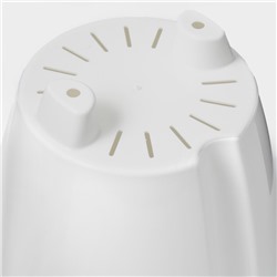 Кашпо для цветов со вставкой «Флюте», 1.9 л, белое