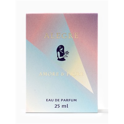Парфюмерная вода женская Amore & Fiore Alegre, 25 мл