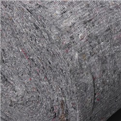 Полотно нетканое, 2.5 мм, ширина 150 см, 50 м.п., плотность 180 г/м², серое