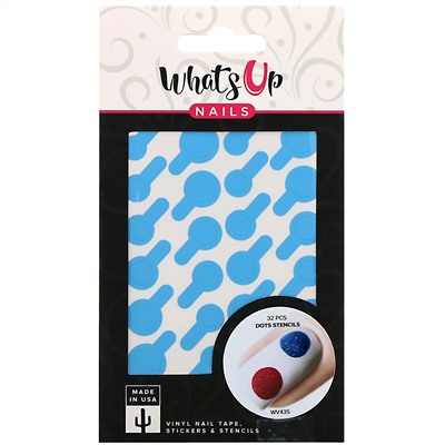 Whats Up Nails, Трафареты-точки, 32 шт.