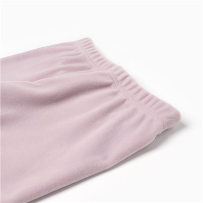 Костюм детский (свитшот, лосины) KAFTAN Plushy, размер 30 (98-104 см), лиловый