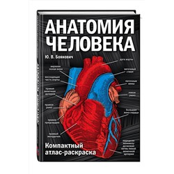Эксмо Ю. В. Боянович "Анатомия человека: компактный атлас-раскраска"