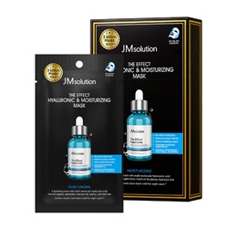 JMsolution Маска-салфетка The Effect с гиалуроновой кислотой Hyaluronic & Moisturizing Mask