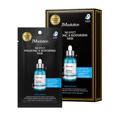 JMsolution Маска-салфетка The Effect с гиалуроновой кислотой Hyaluronic & Moisturizing Mask