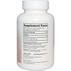 Seagate, Артишок, 400 мг, 100 растительных капсул