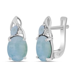 Серьги, ларимар, Виталина