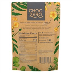ChocZero, Milk Chocolate, Peanuts, No Sugar Added, 6 Bars, 1 oz  Each