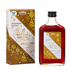Новогодний безалкогольный алтайский медовый бальзам на травах Vitamuno «Женский», 250 мл