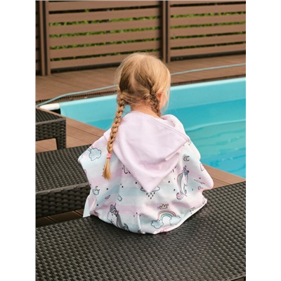 Полотенце - пончо детское LoveLife «Единороги», 60×120 см