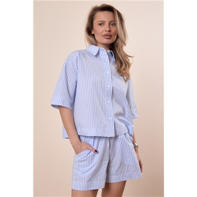 Костюм рубашка и шорты М326001бг