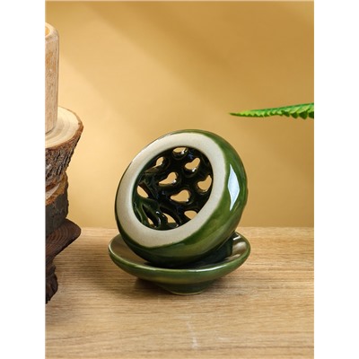 Подсвечник «Конус», 8.5×8.5×8.5 см, керамика, МИКС