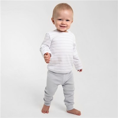 Штанишки детские MINAKU: Basic Line BABY, рост 62-68 см, светло-серый