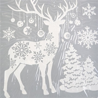 Наклейка новогодняя 48х24 / 610-255/уп 12/300/