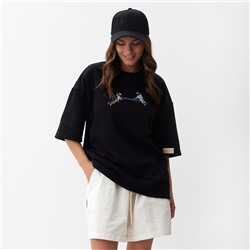 Футболка женская MIST Moon, размер 46, чёрная