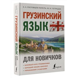 АСТ А. А. Ростовцев-Попель, М. И. Тетрадзе "Грузинский язык для новичков"